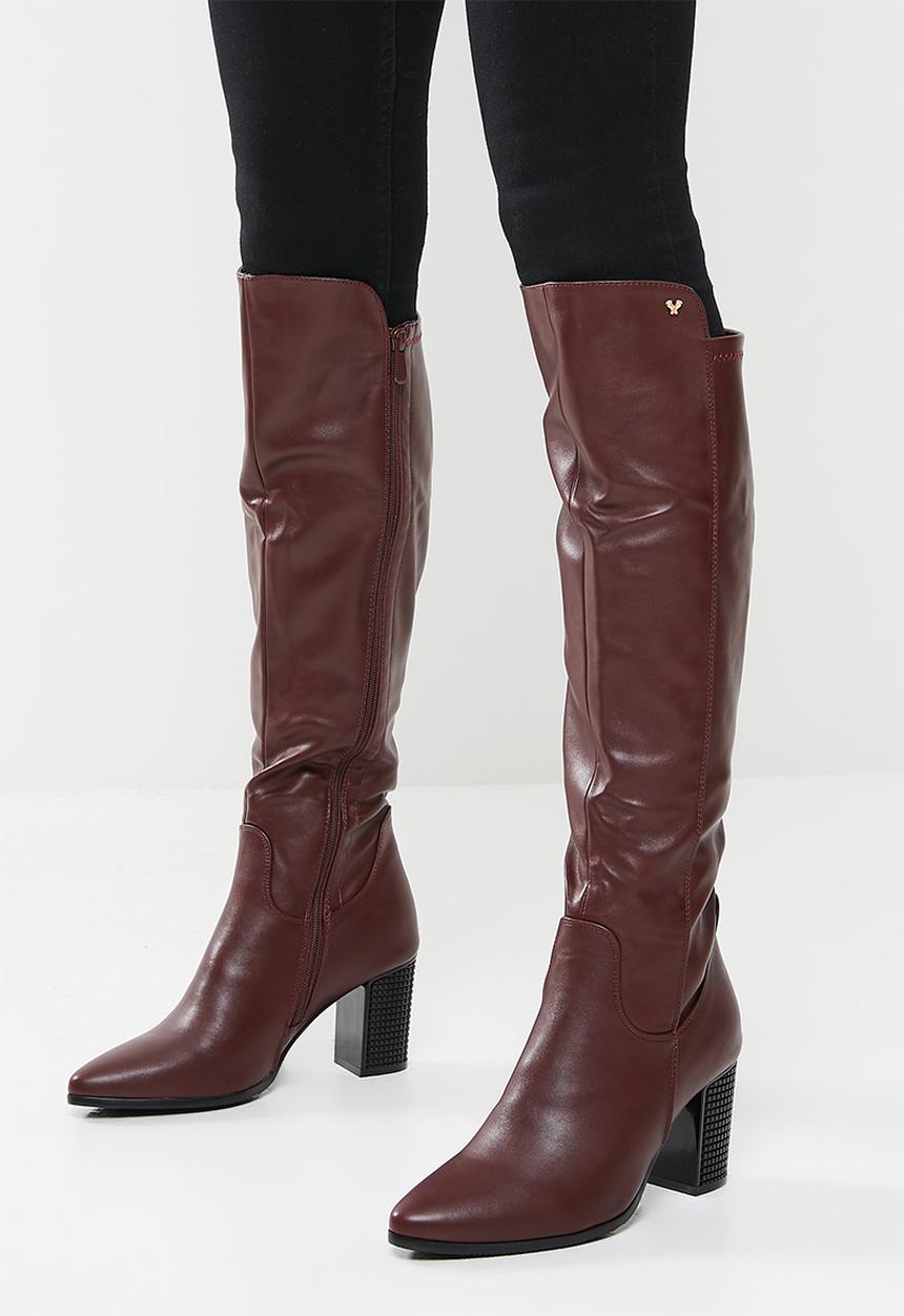 Butterfly Feet - Sierra 1 over the knee boot - burgundy