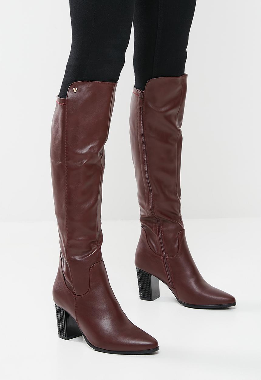 Butterfly Feet - Sierra 1 over the knee boot - burgundy