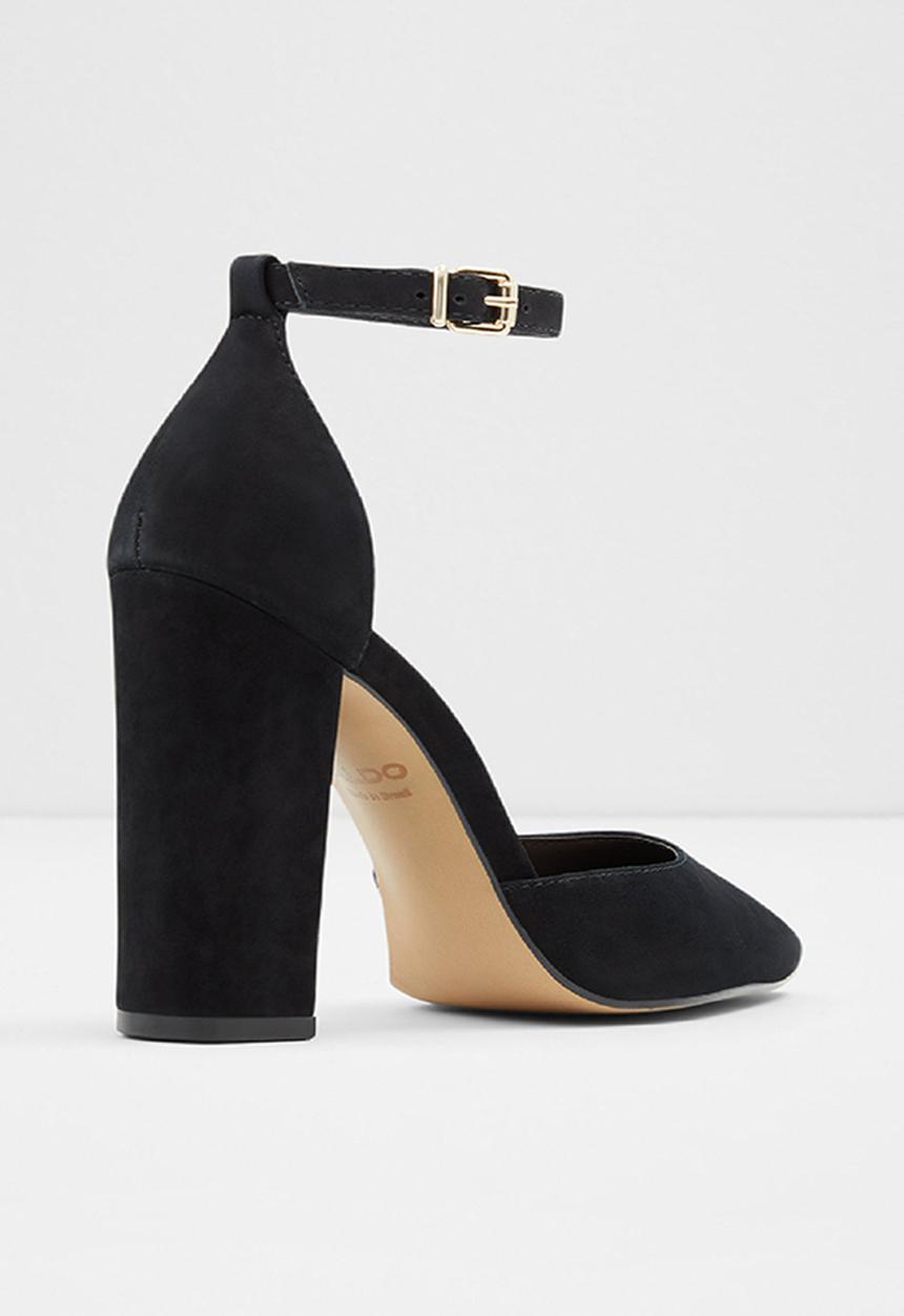 ALDO - Susan leather heel - black