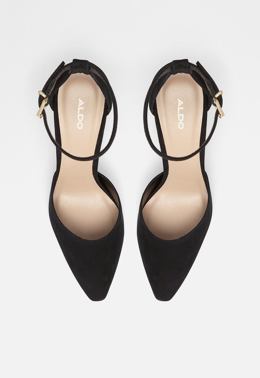 ALDO - Susan leather heel - black