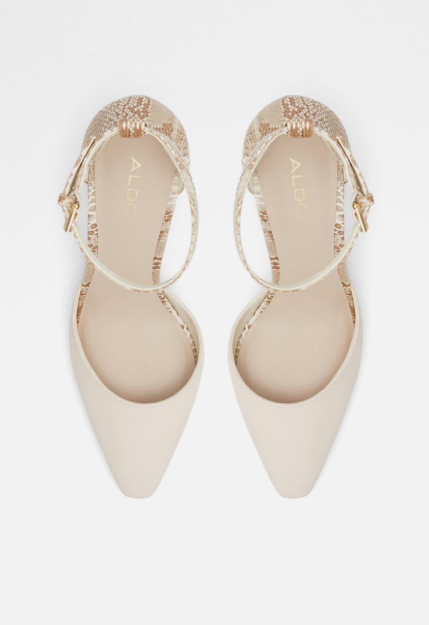 ALDO - Susan leather heel - other white
