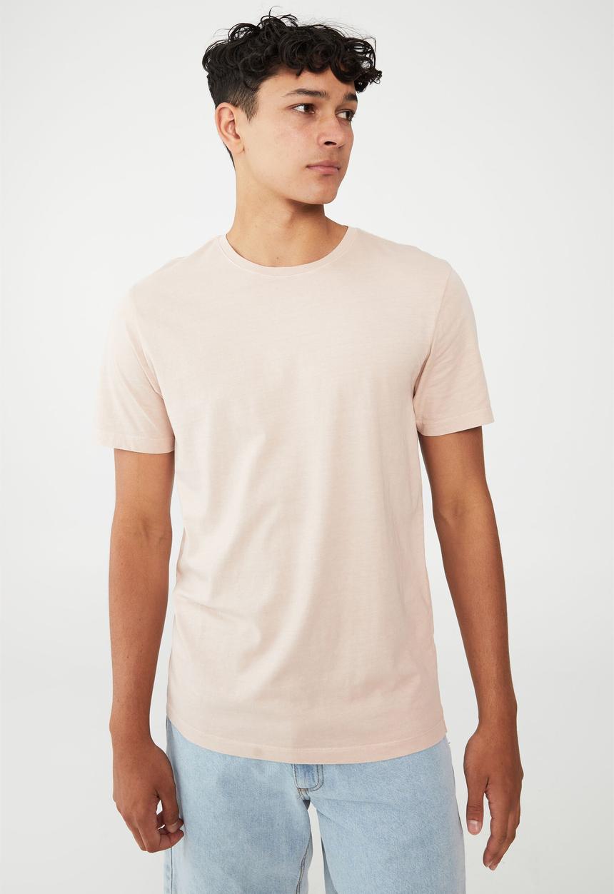 Cotton On - Organic crew t-shirt - dusty blossom