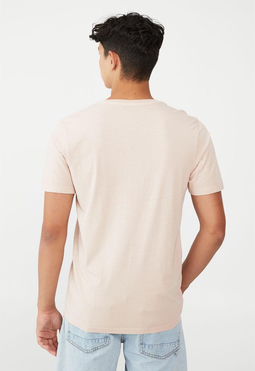 Cotton On - Organic crew t-shirt - dusty blossom