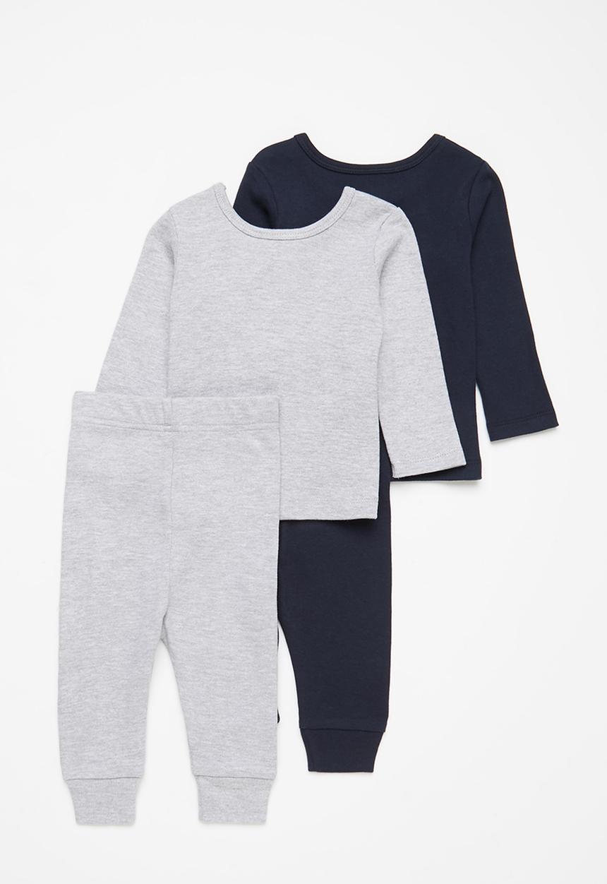 Pop Candy - 2 Pack sleep set - navy & grey