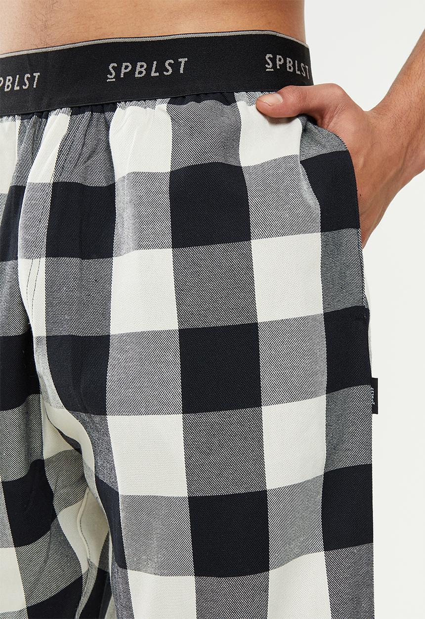 Superbalist - Woven sleep pants - neutral & black