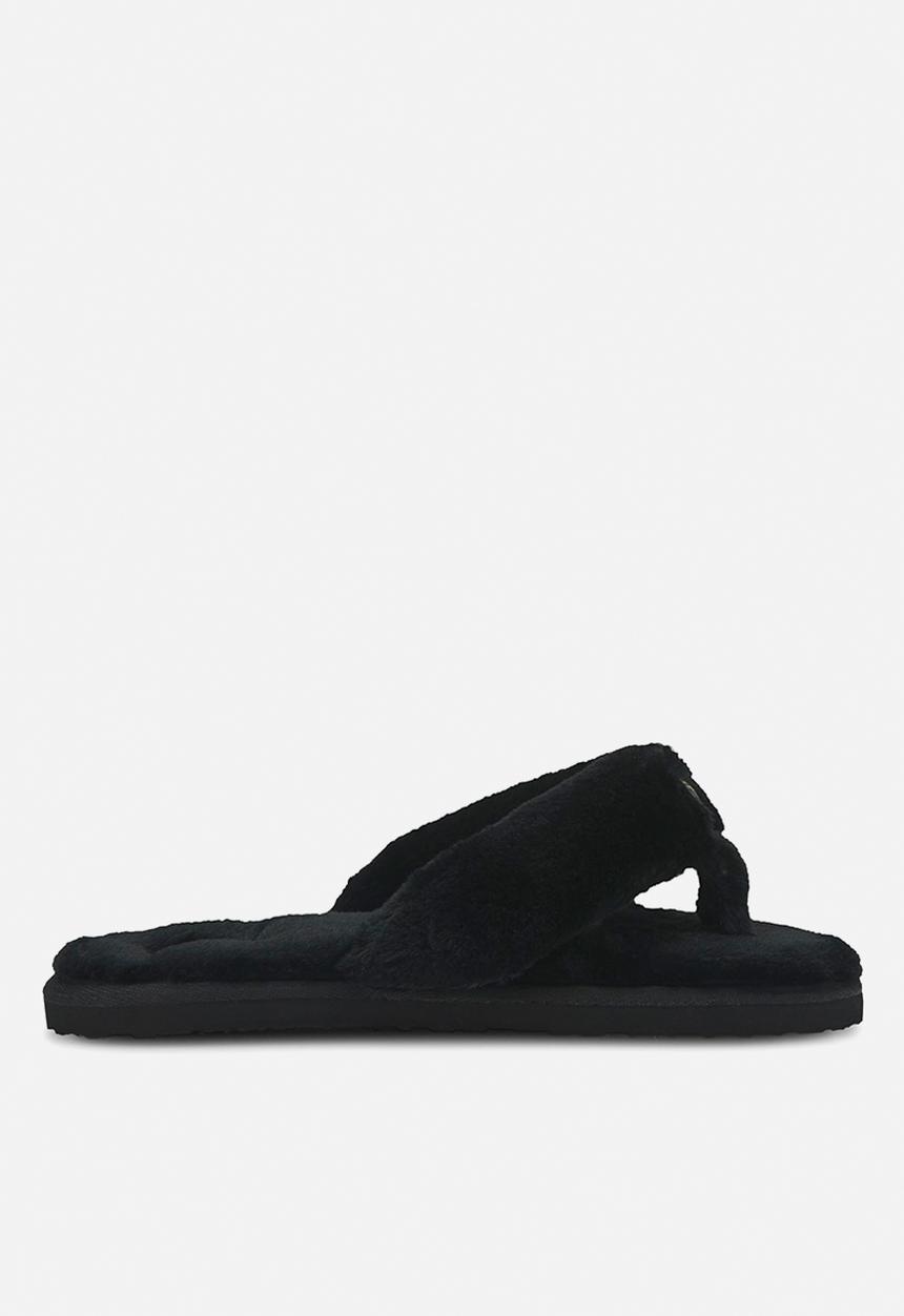 PUMA - Fluff flip - puma black & team gold
