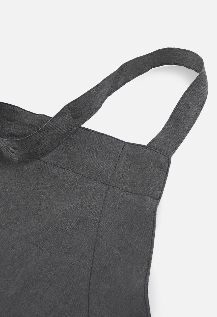 Sixth Floor - Shilo linen apron - charcoal
