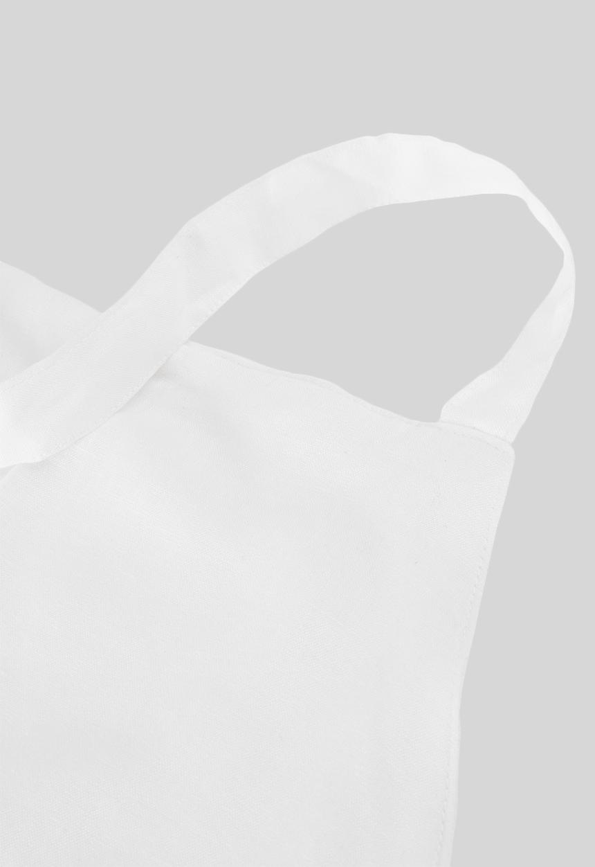 Sixth Floor - Shilo linen apron - white