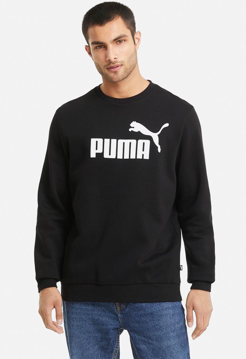 PUMA - Ess Big Logo Crew Fleece - Black