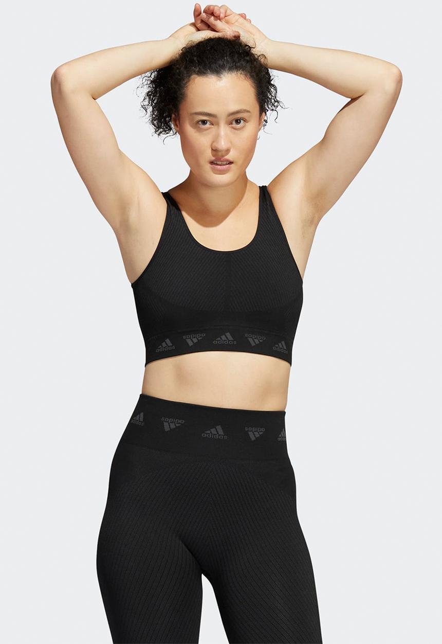 adidas Performance - Aeroknit bra - black