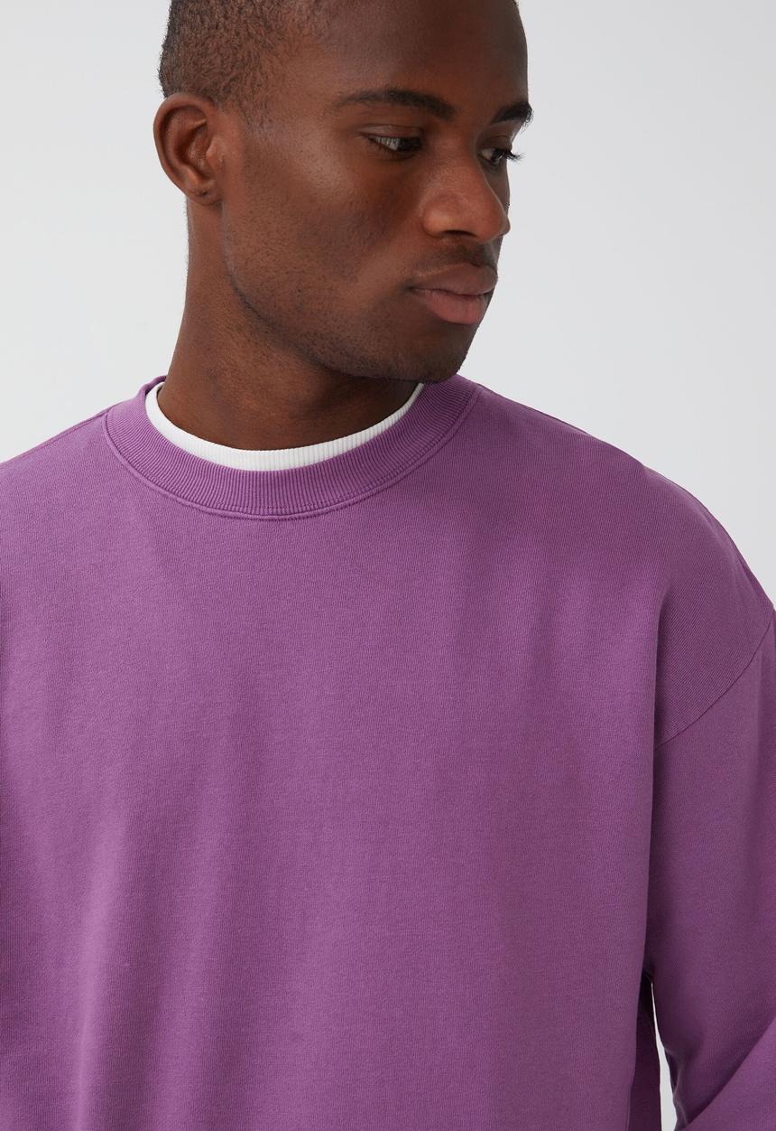 Cotton On - Oversized crew fleece - violet haze