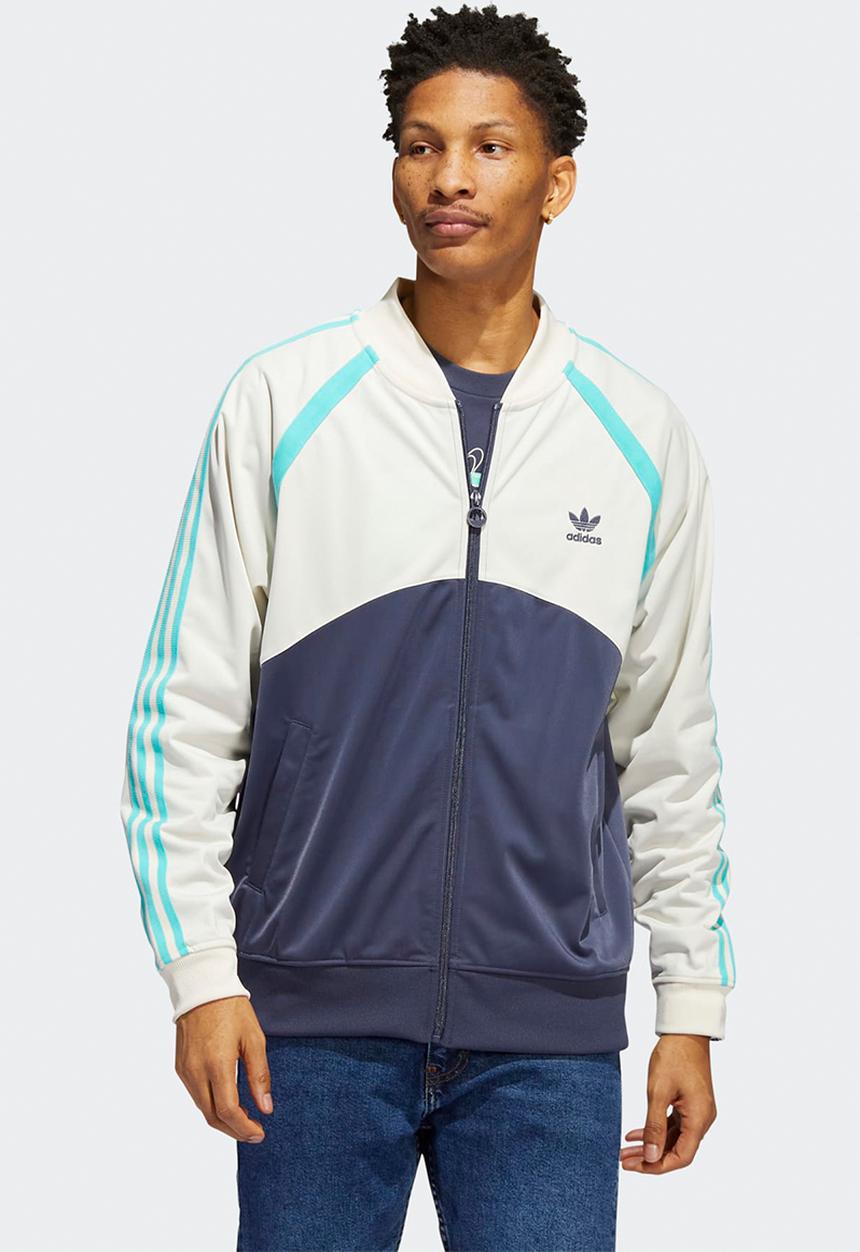 adidas Originals - SST Blocked Track Jacket  - shadow navy & wonder white