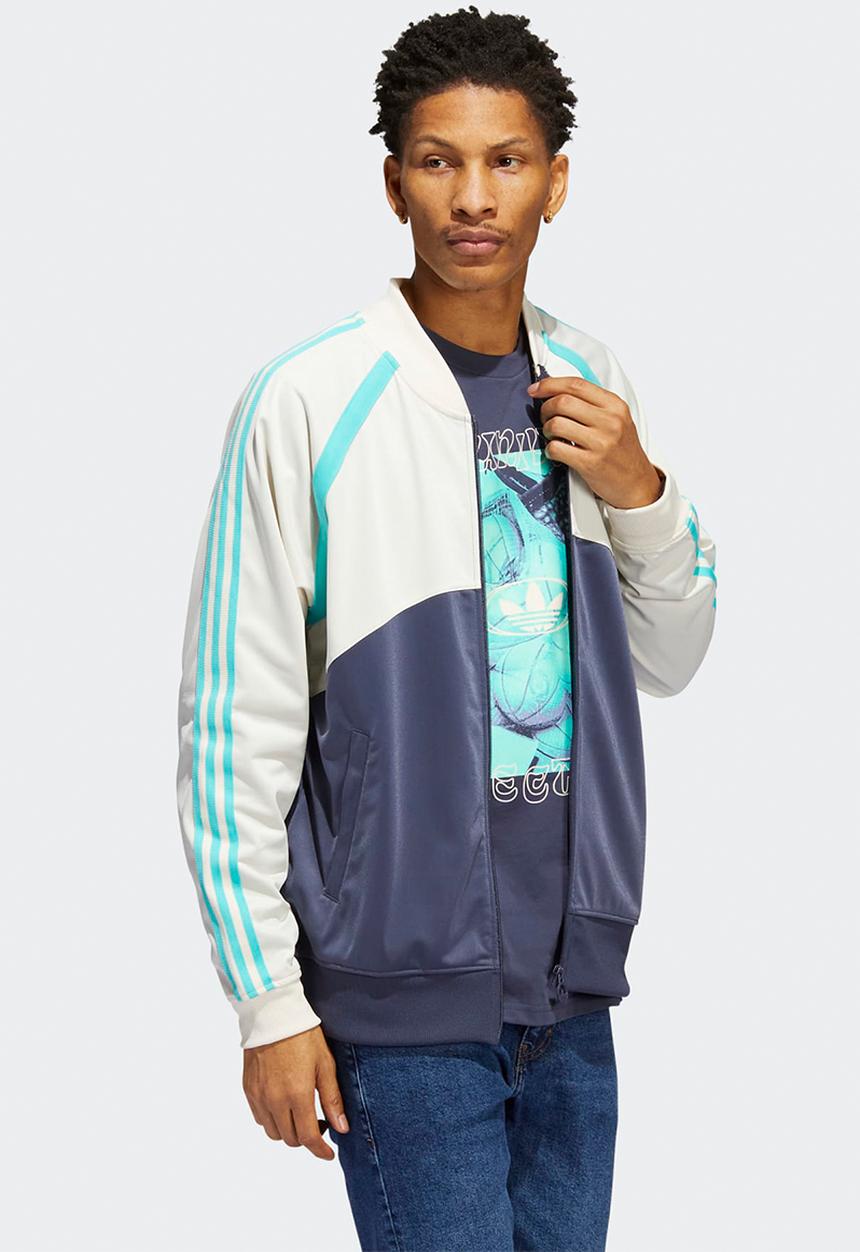 adidas Originals - SST Blocked Track Jacket  - shadow navy & wonder white