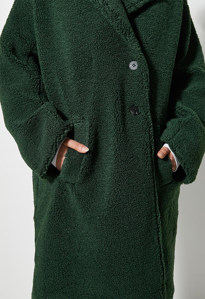 Superbalist - Fuzzy coat - emerald