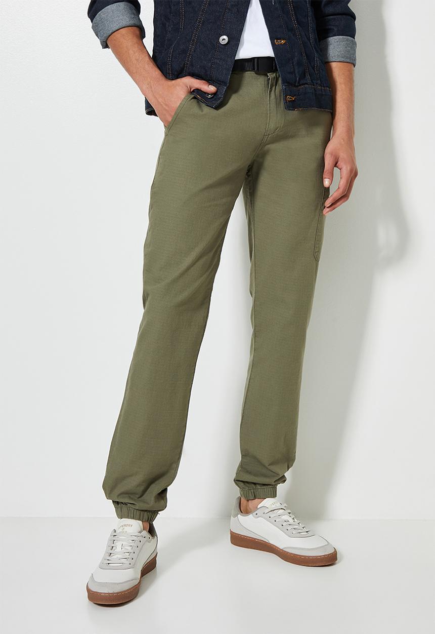 Superbalist - Osaka slim utility pants - army green