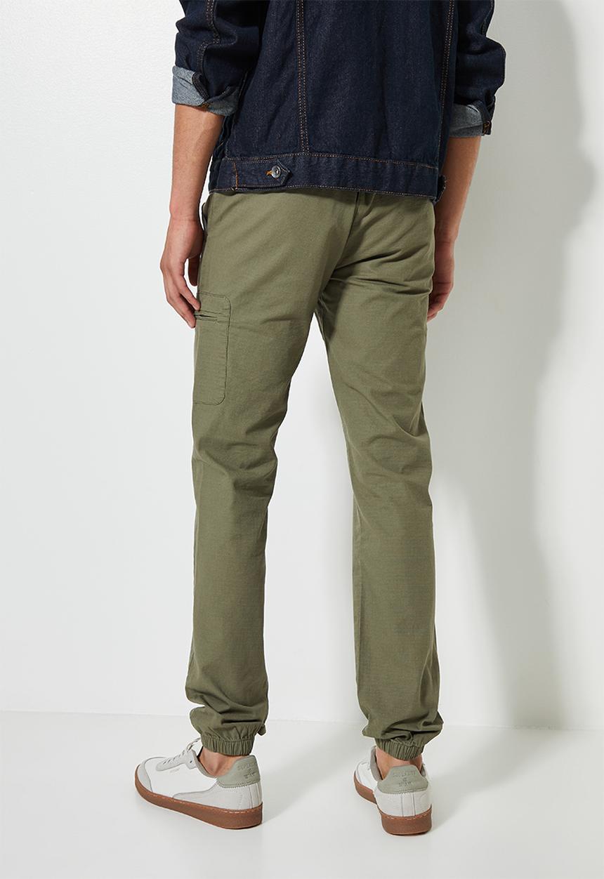 Superbalist - Osaka slim utility pants - army green