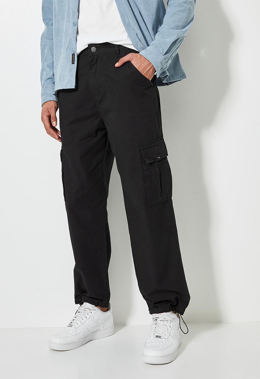 Superbalist - Carson tapered cargo pants - black