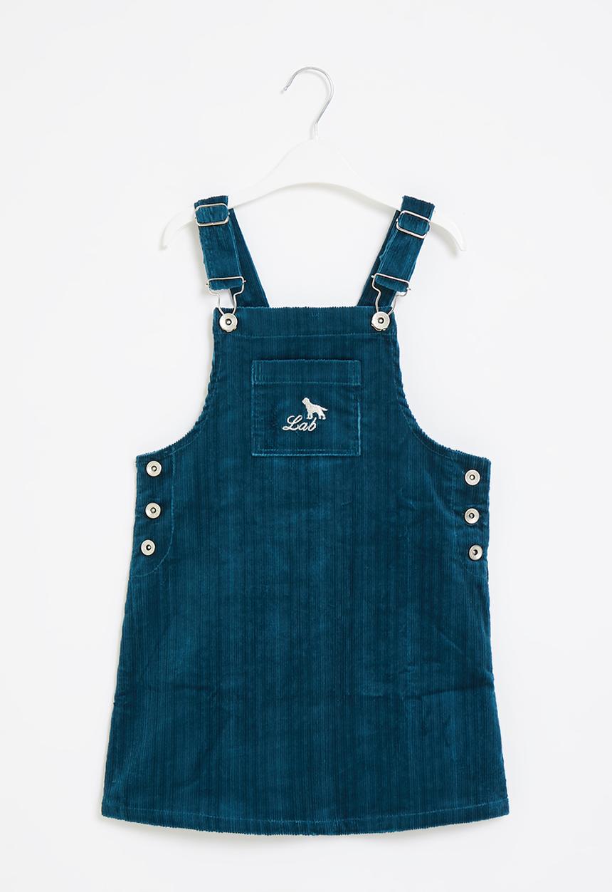LAB - Corduroy pinafore dress - blue