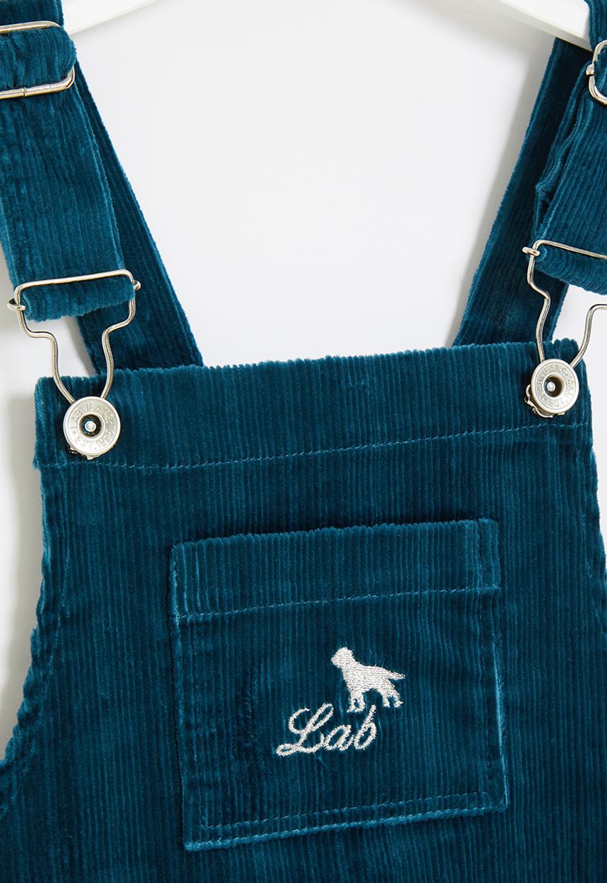 LAB - Corduroy pinafore dress - blue