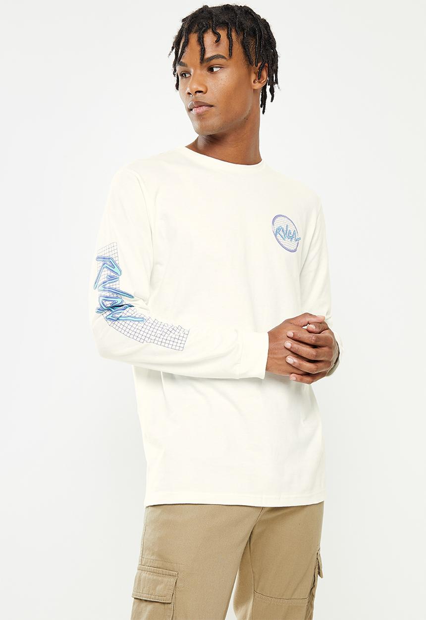 RVCA - Tubed long sleeve - antique white