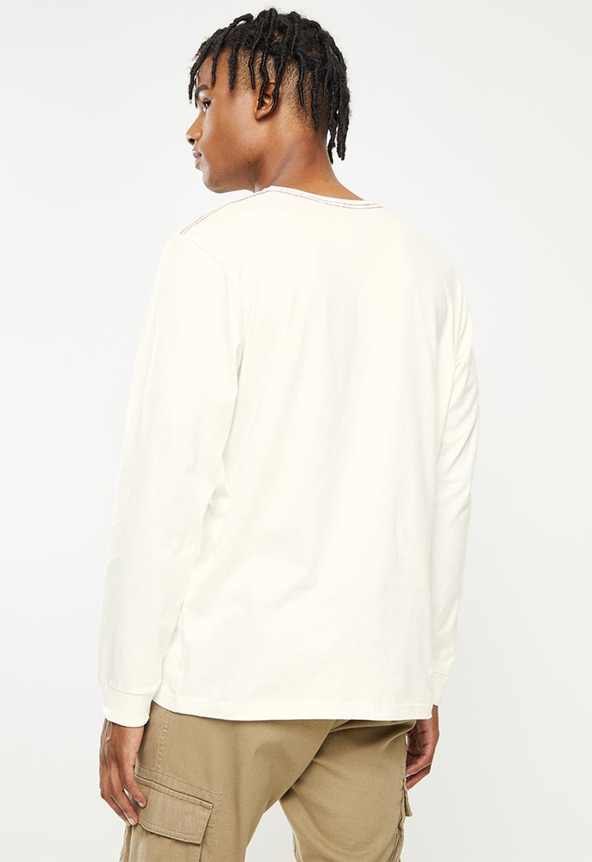 RVCA - Tubed long sleeve - antique white
