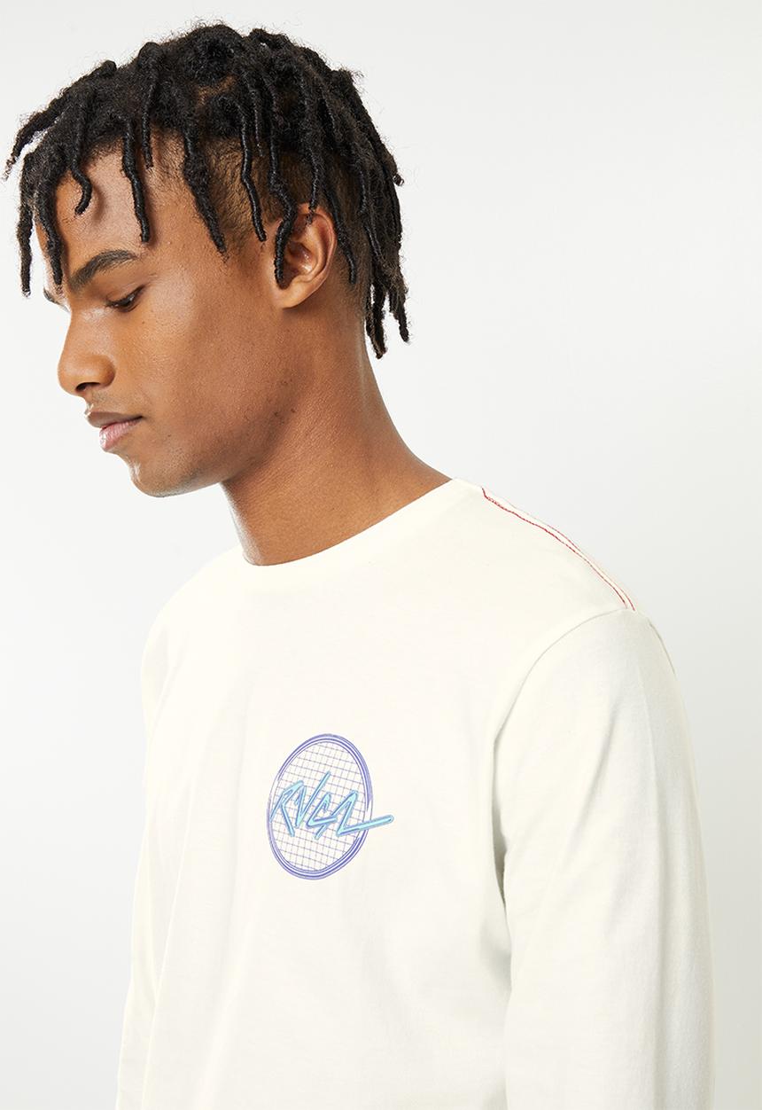 RVCA - Tubed long sleeve - antique white