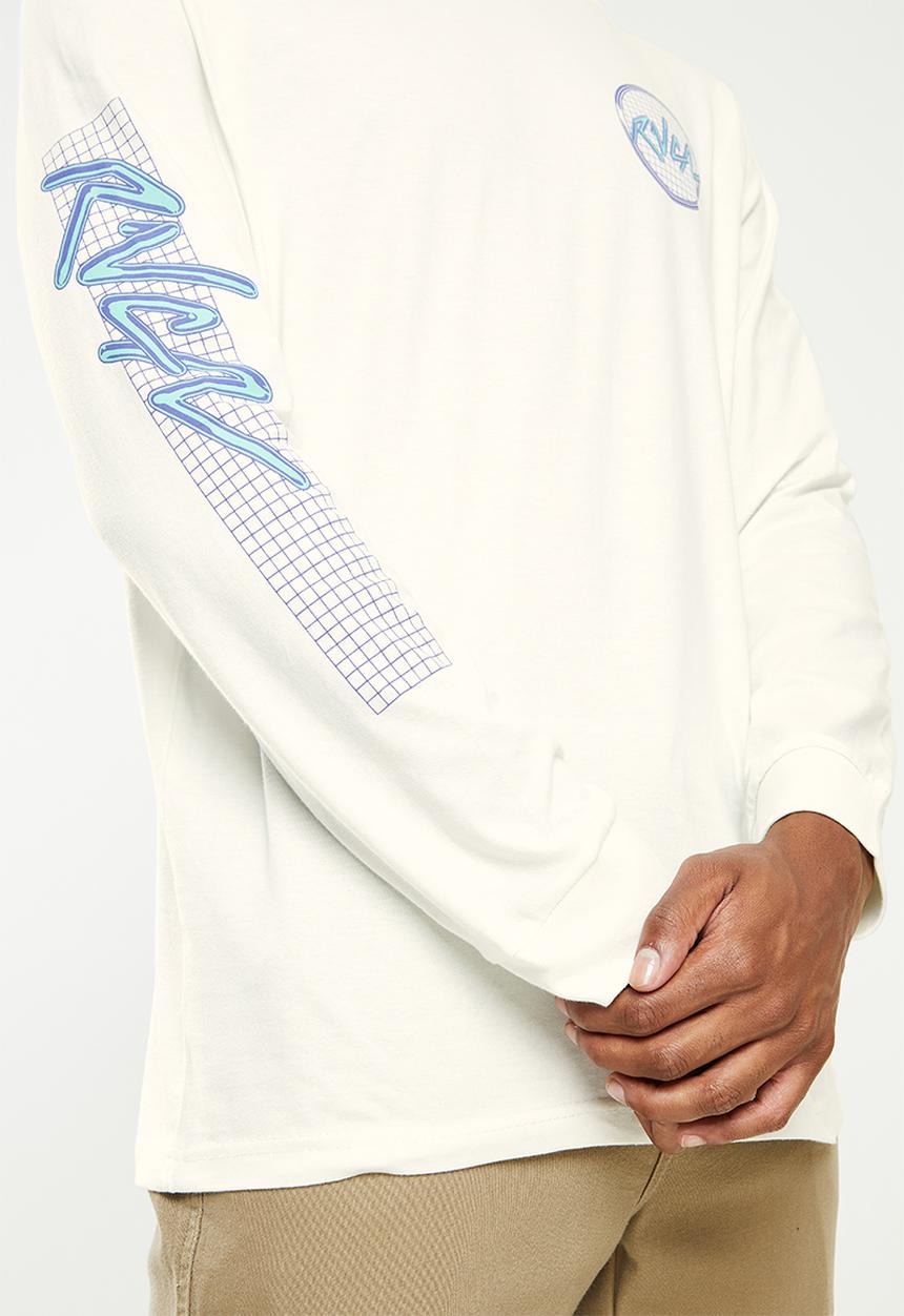 RVCA - Tubed long sleeve - antique white