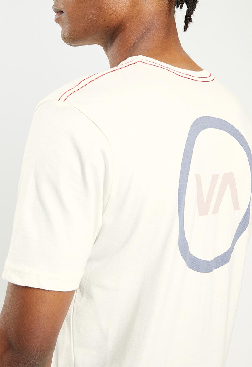 RVCA - VA Mod short sleeve Tee - Antique White
