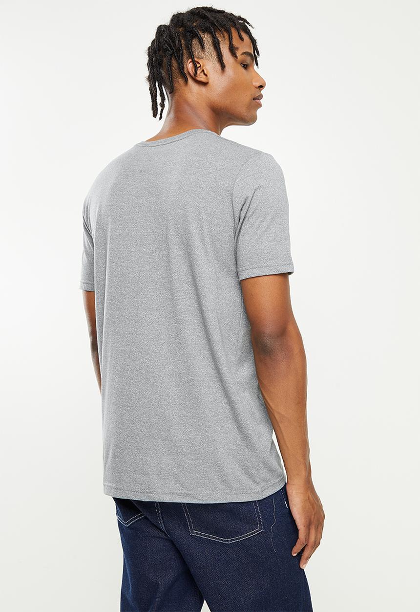RVCA - Big RVCA SS Tee - Grey noise mock twist