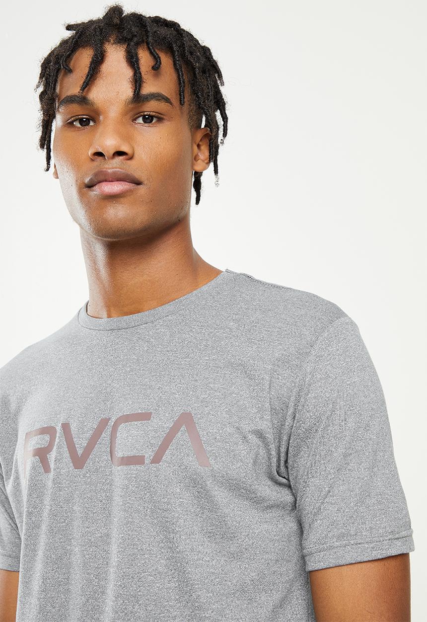 RVCA - Big RVCA SS Tee - Grey noise mock twist