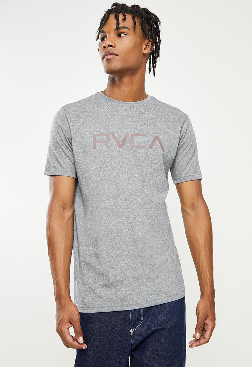 RVCA - Big RVCA SS Tee - Grey noise mock twist