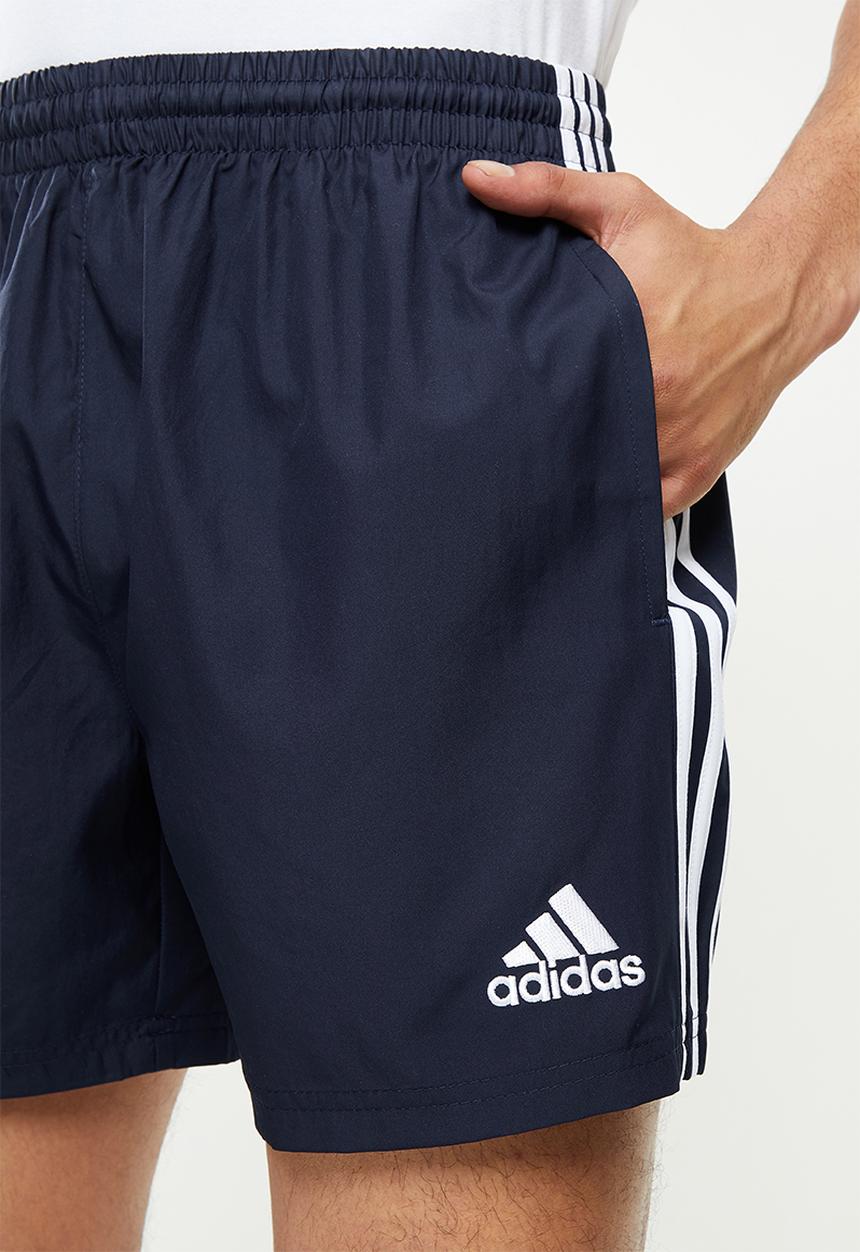 adidas Performance - Essentials 3 Stripe Chelsea Woven Short - Navy