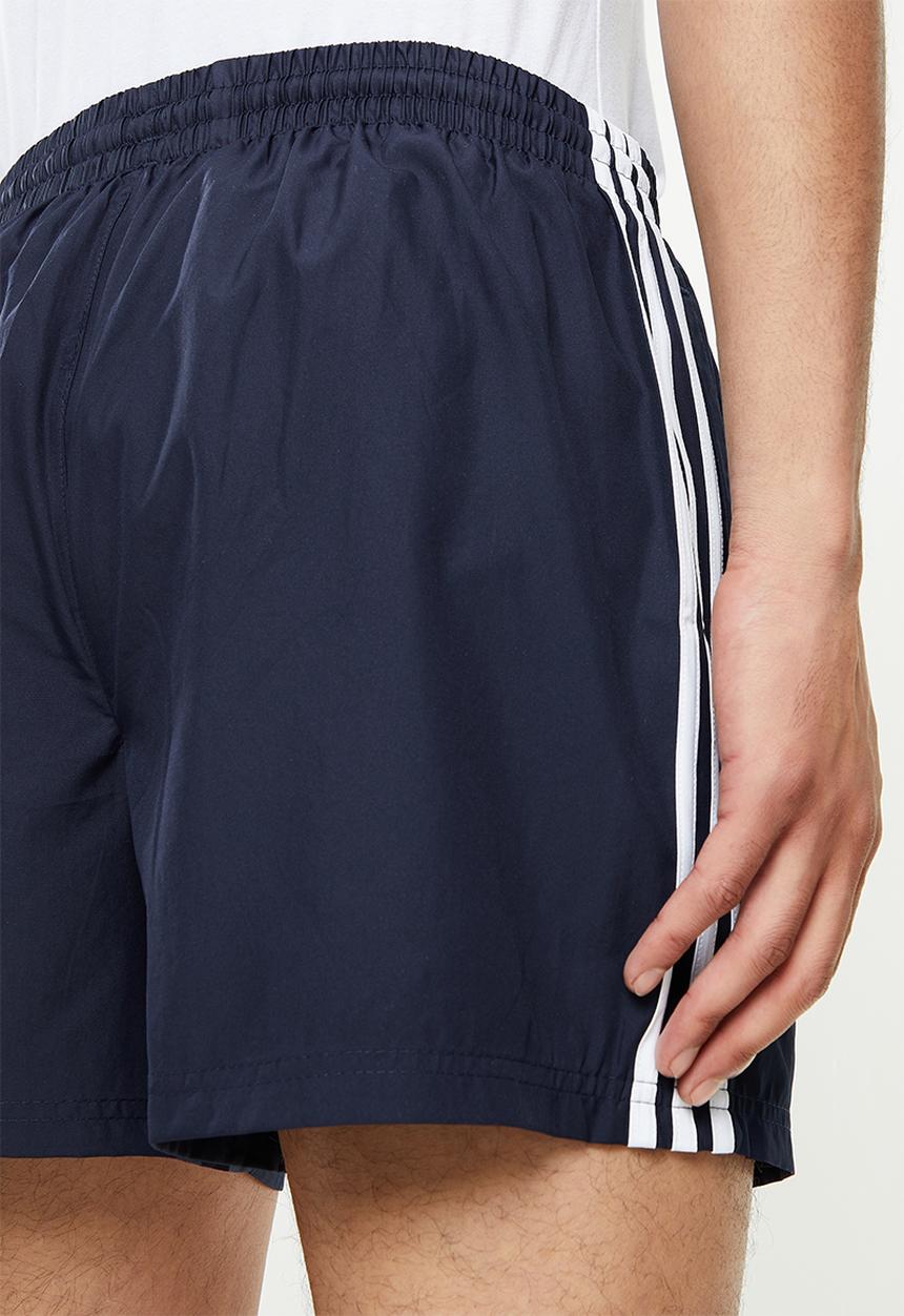 adidas Performance - Essentials 3 Stripe Chelsea Woven Short - Navy