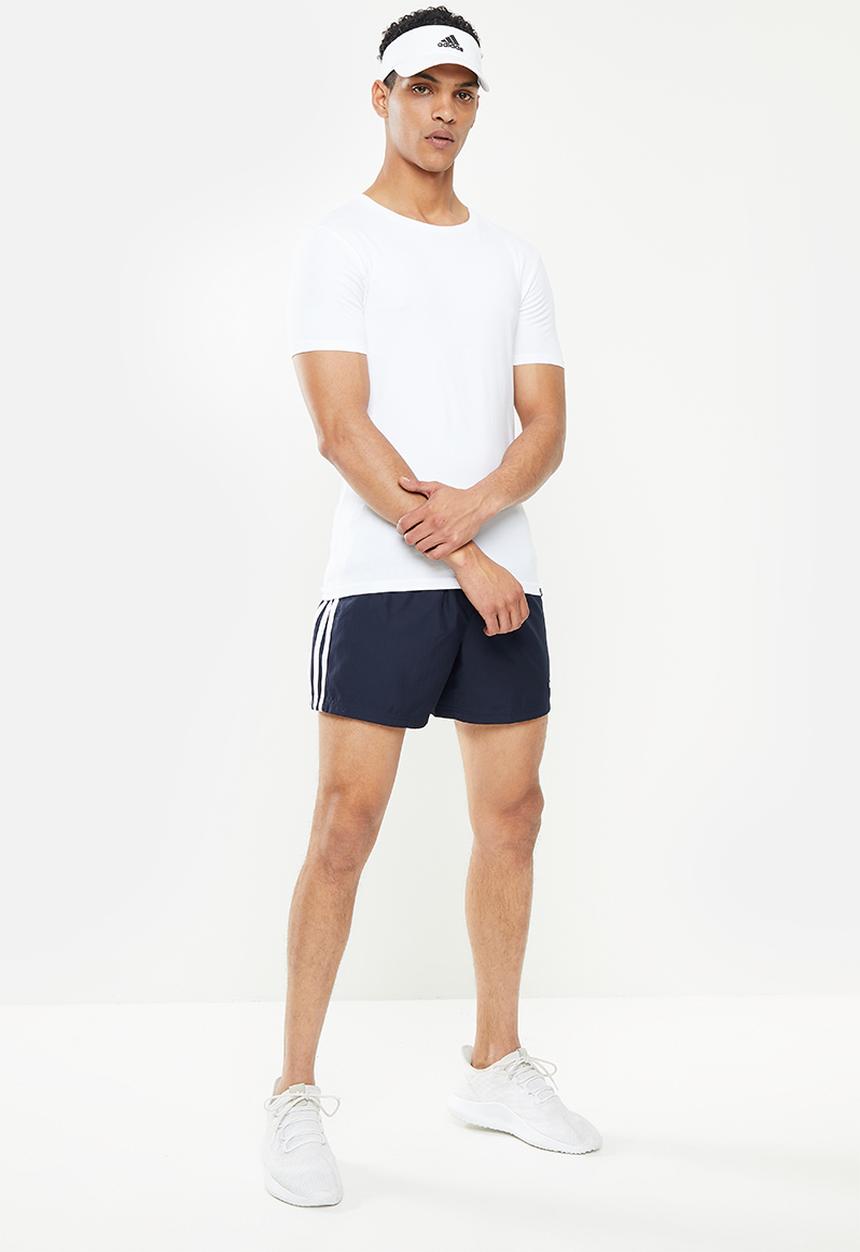 adidas Performance - Essentials 3 Stripe Chelsea Woven Short - Navy