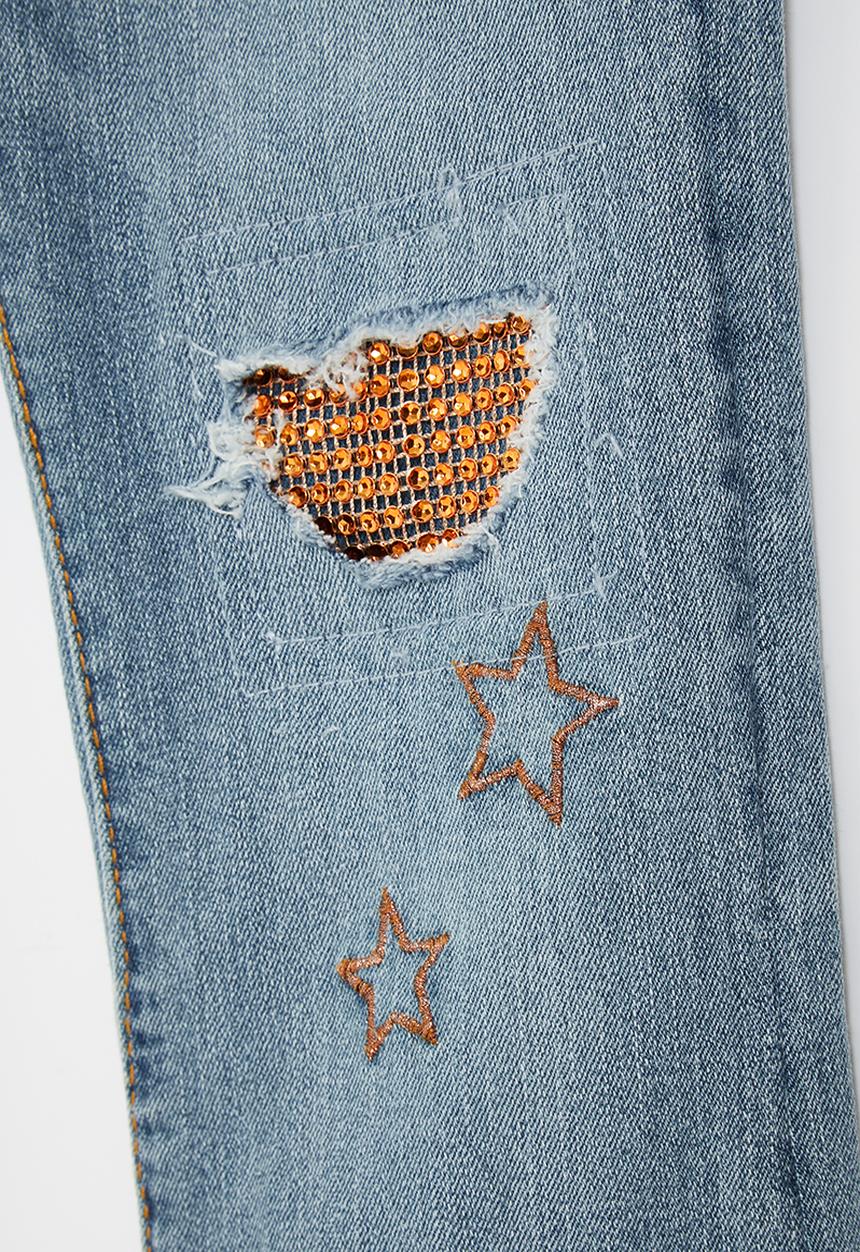 Levi’s® - Lvg girlfriend chain metal jeans - new moon