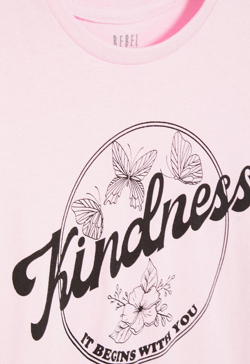 Rebel Republic - Graphic tee - light pink