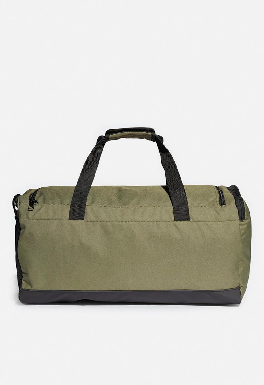 adidas Performance - Linear duffel m - focus olive black/white