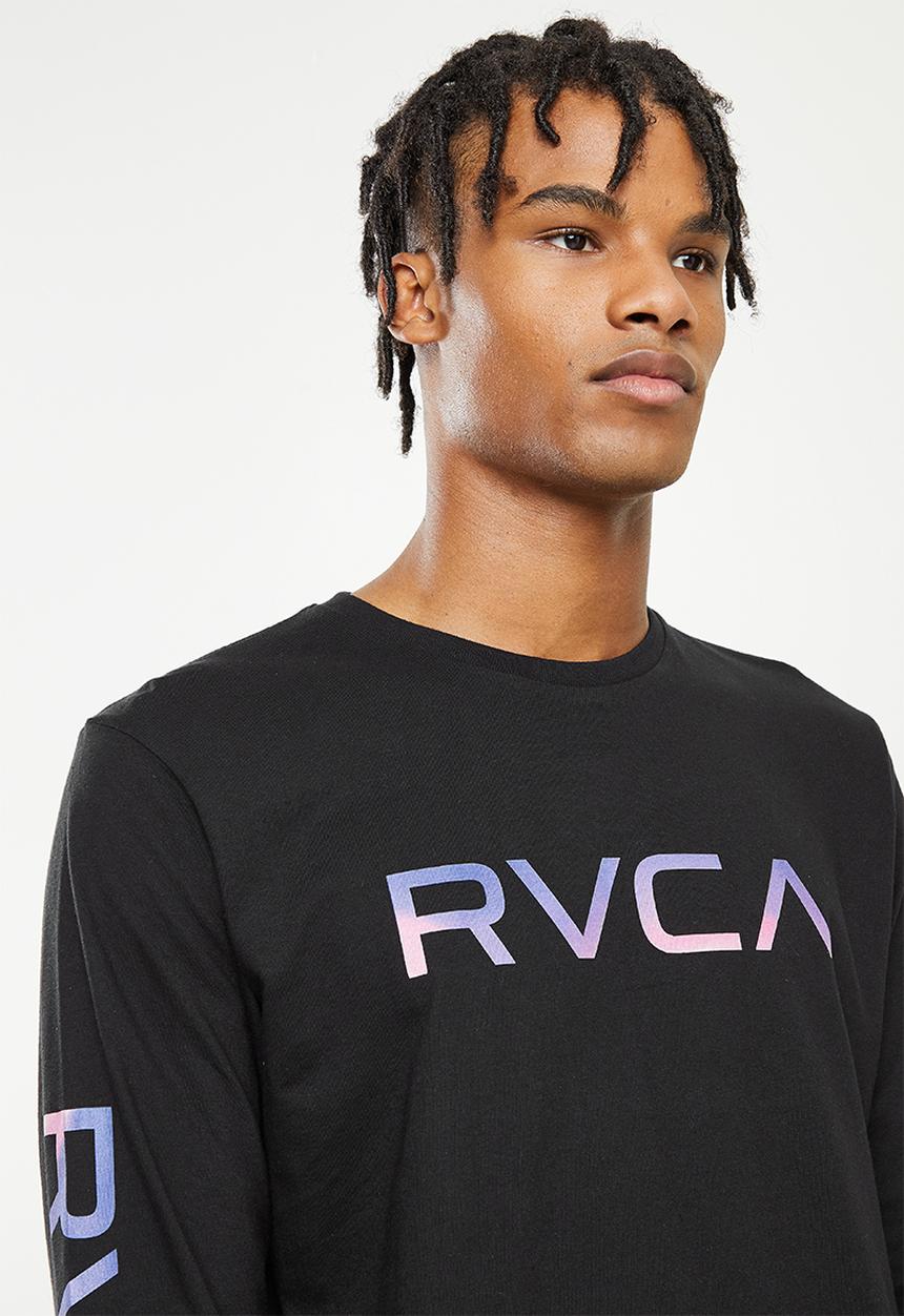 RVCA - Big RVC  fills long sleeve - black