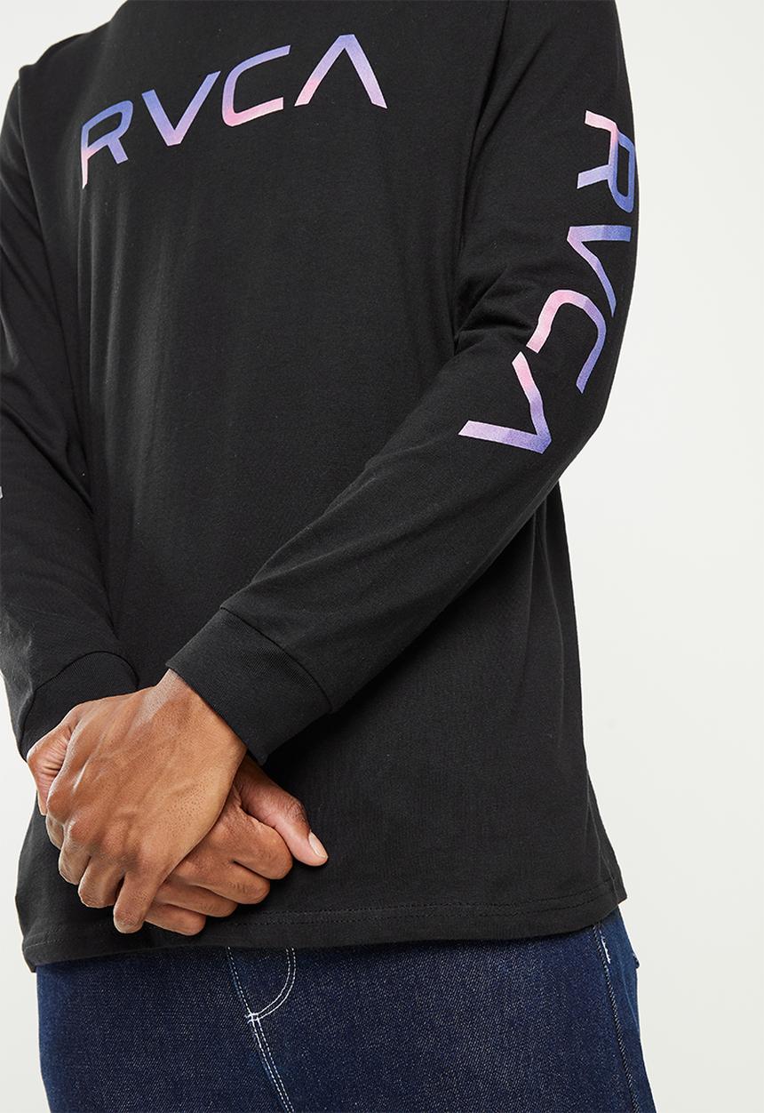 RVCA - Big RVC  fills long sleeve - black