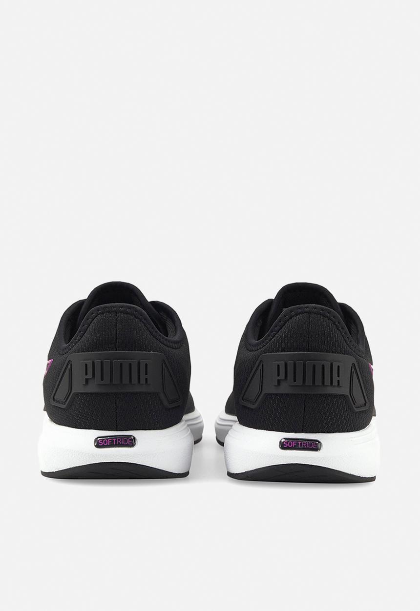 PUMA - Softride cruise - puma black/deep orchid