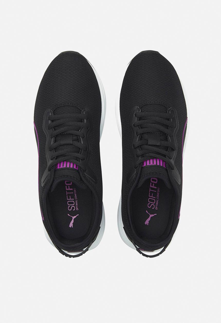 PUMA - Softride cruise - puma black/deep orchid