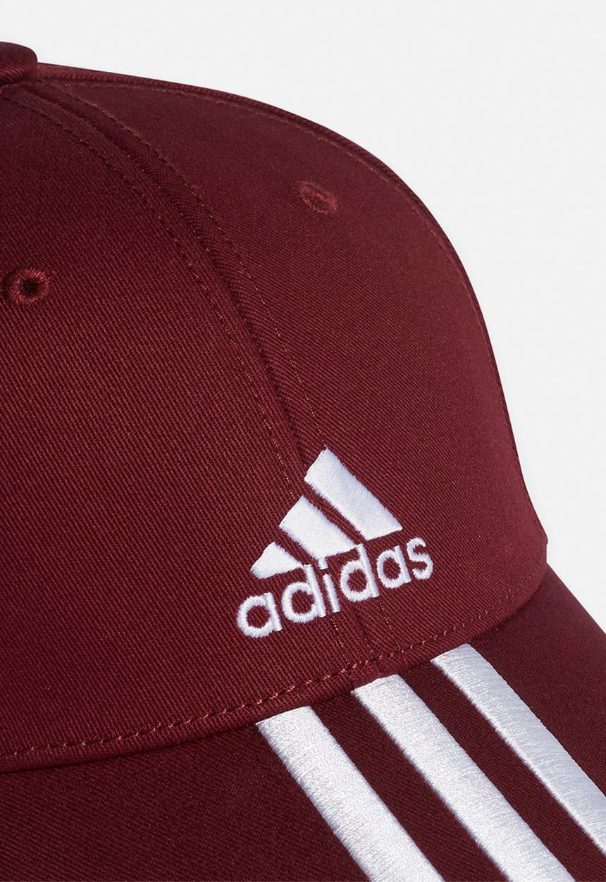 adidas Performance - Baseball three stripes cap - shadow red/white/white