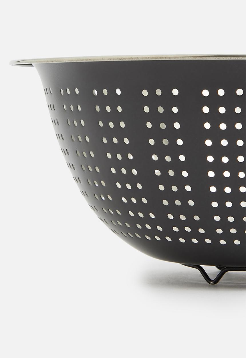 Excellent Houseware - Stainless steel colander - antracite