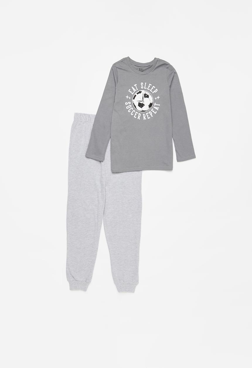 Rebel Republic - Top & pants pj set - grey