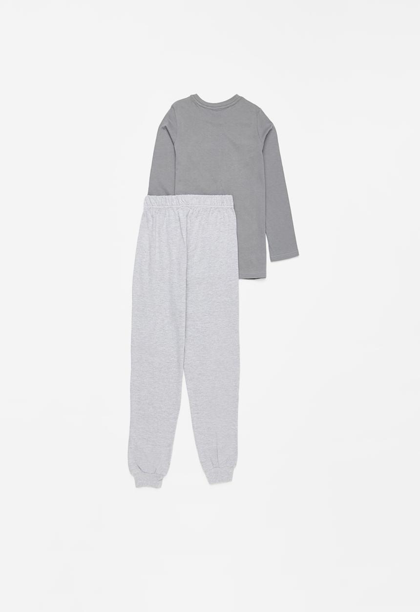 Rebel Republic - Top & pants pj set - grey