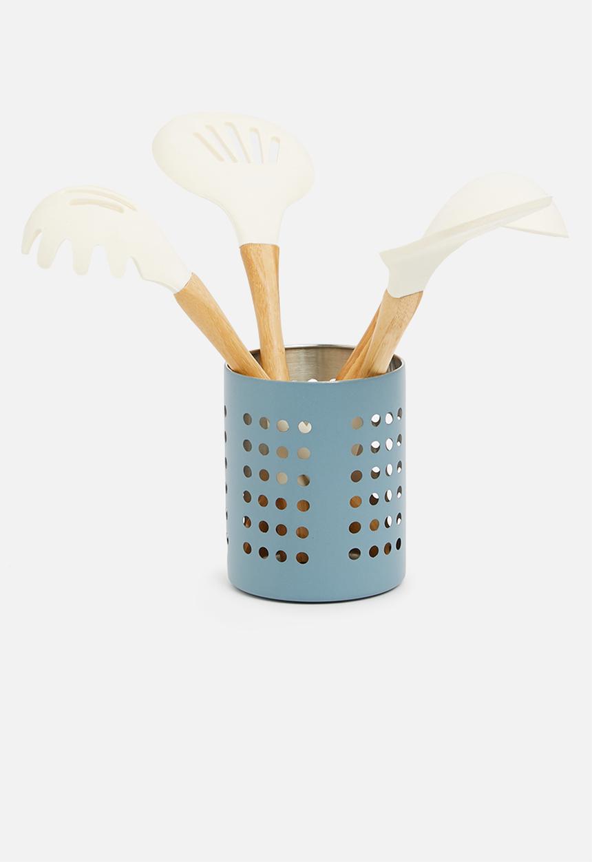 Excellent Houseware - Cutlery holder - blue