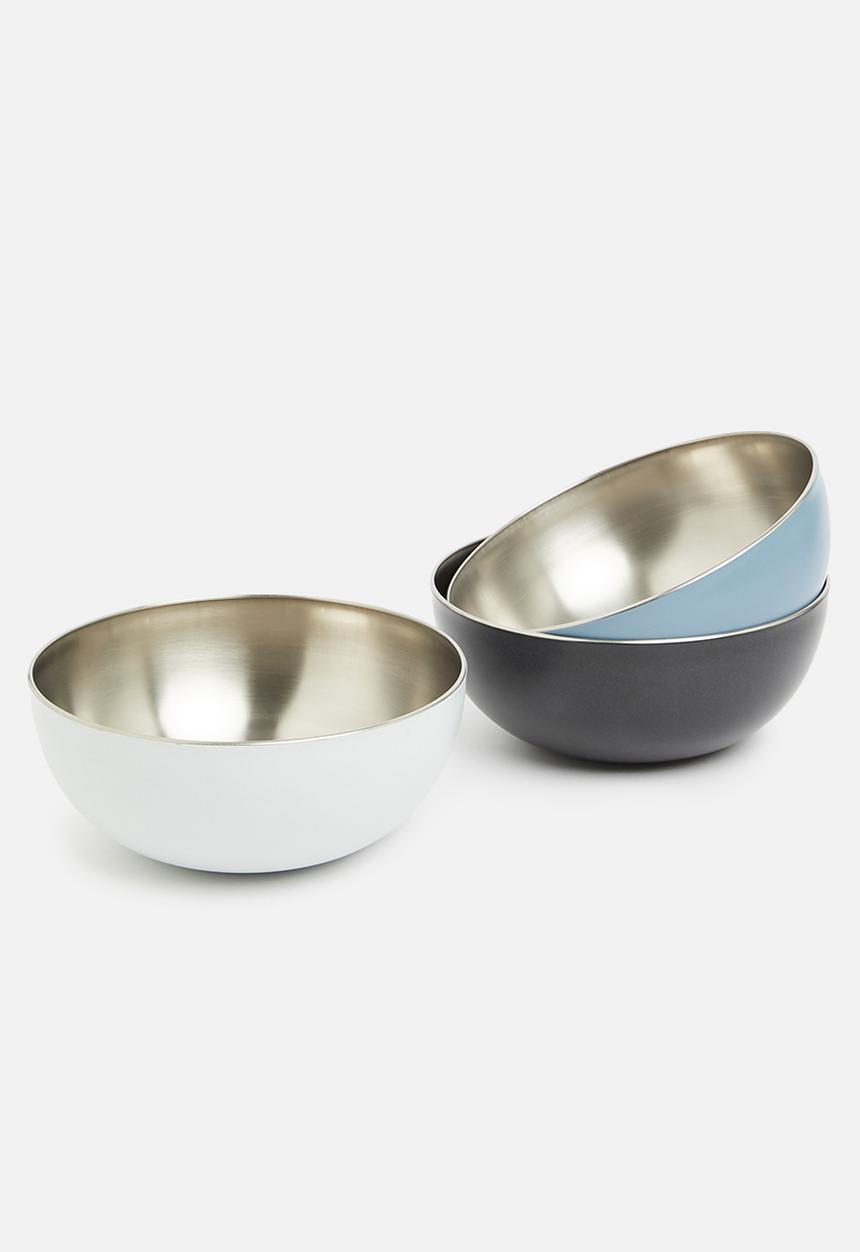 Excellent Houseware - Stainless steel bowl - antracite