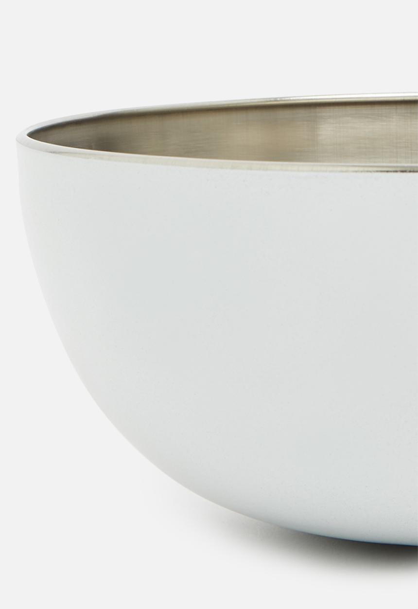 Excellent Houseware - Stainless steel bowl - cream white