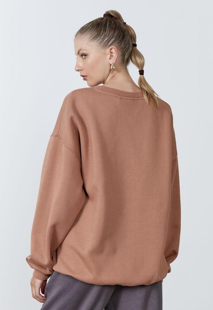 Factorie - Os graphic crew - terracotta/maine state