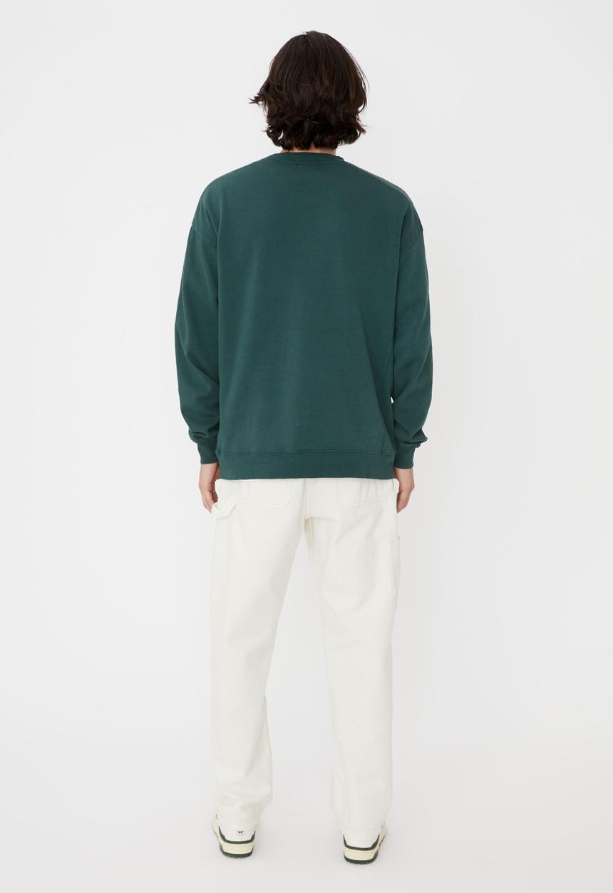 Cotton On - Oversized crew fleece - pineneedle green